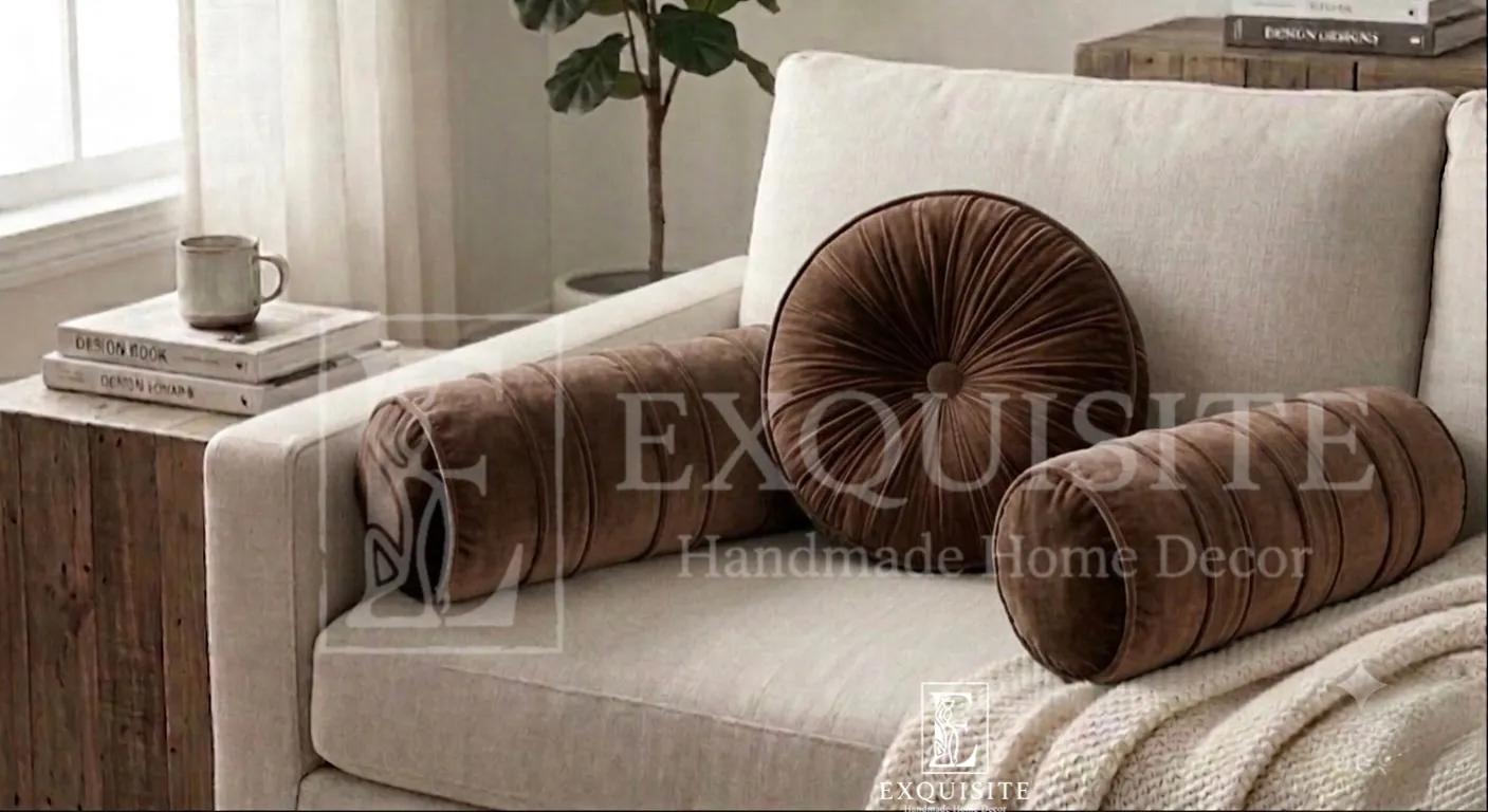 Gối dài nhỏ để sofa ảnh thu nhỏ 10