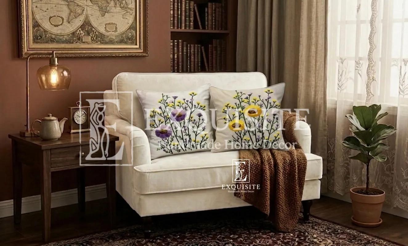 Gối thêu tay - Cushion Hand Embroidery collection ảnh thu nhỏ 22