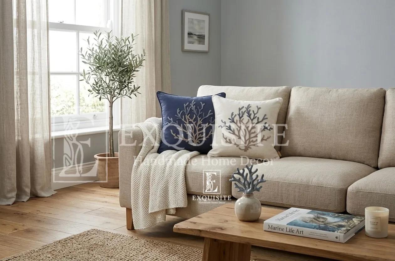 Gối thêu tay - Cushion Hand Embroidery collection ảnh thu nhỏ 34