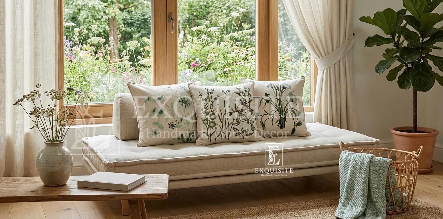 Gối thêu tay - Cushion Hand Embroidery collection ảnh thu nhỏ 3