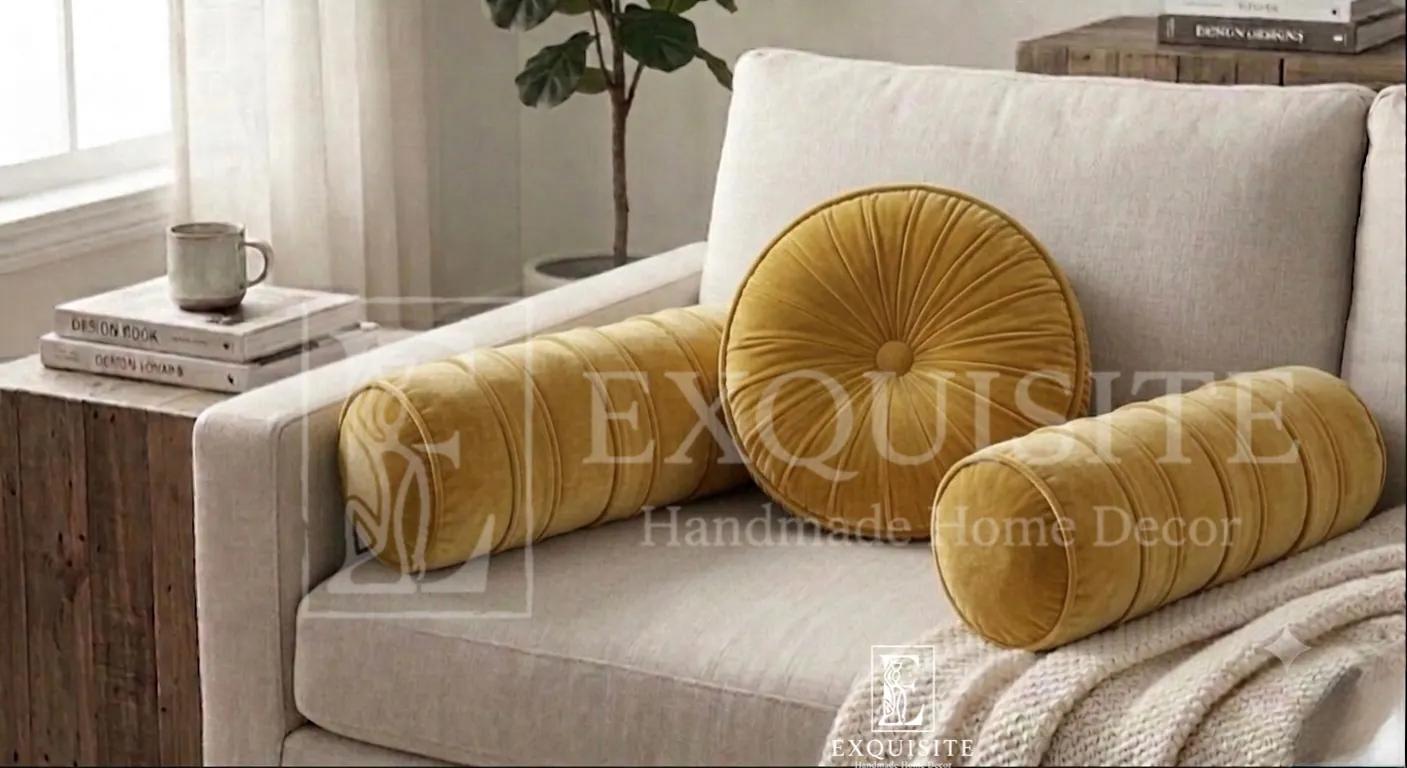 Gối dài nhỏ để sofa ảnh thu nhỏ 8