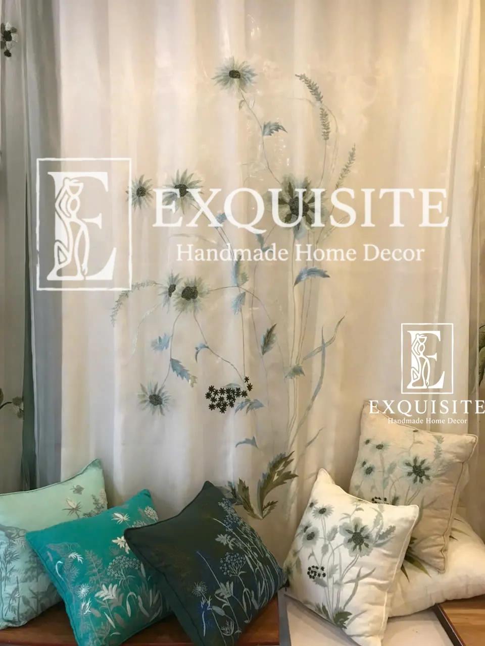Rèm voan thêu tay - Curtain Organza Collection Hand Embroidery ảnh thu nhỏ 2
