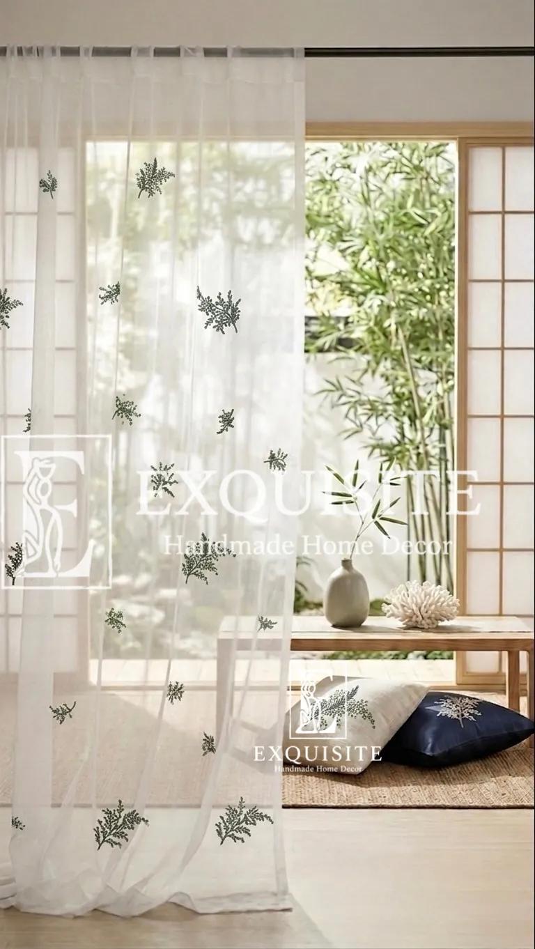 Rèm voan thêu tay - Curtain Organza Collection Hand Embroidery ảnh thu nhỏ 3