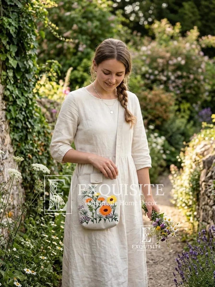 Túi ví thêu tay- Hand bag Hand Embroidery  ảnh thu nhỏ 10