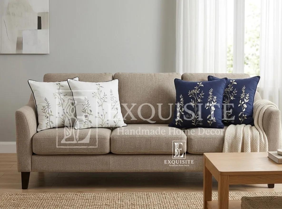 Gối thêu tay - Cushion Hand Embroidery collection ảnh thu nhỏ 33