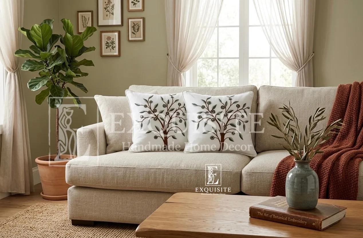 Gối thêu tay - Cushion Hand Embroidery collection ảnh thu nhỏ 35