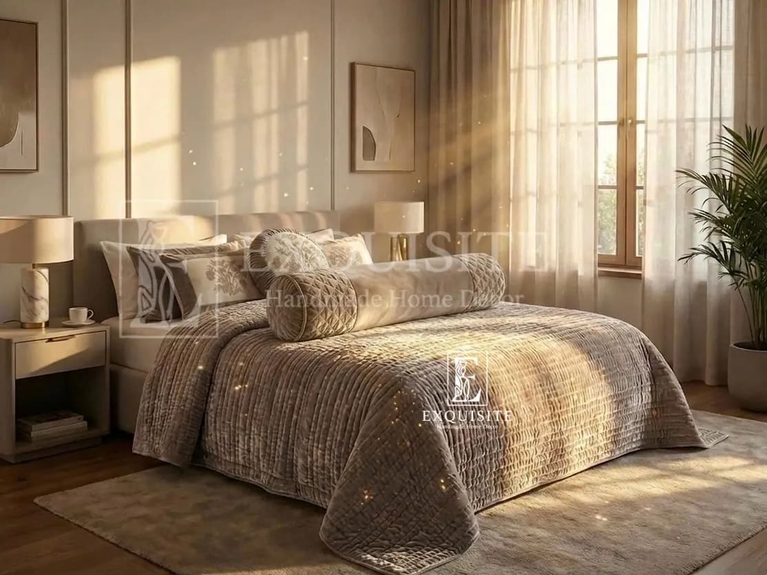 Gối ôm nhung cao cấp- Bolster luxury velvet