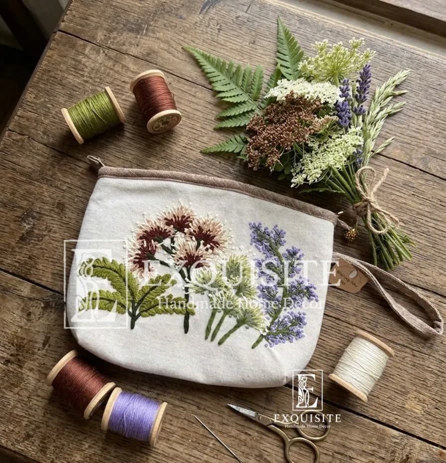 Túi ví thêu tay- Hand bag Hand Embroidery  ảnh thu nhỏ 7