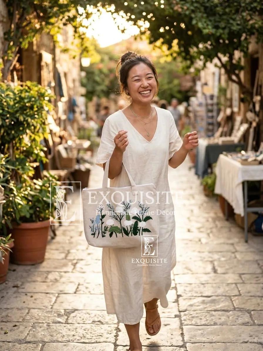 Túi ví thêu tay- Hand bag Hand Embroidery  ảnh thu nhỏ 12