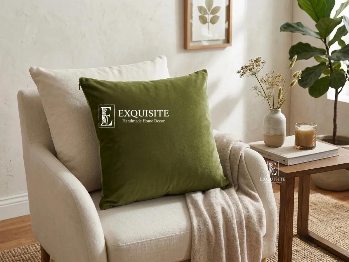 Gối linen trơn stardard size 45x45 ảnh thu nhỏ 9