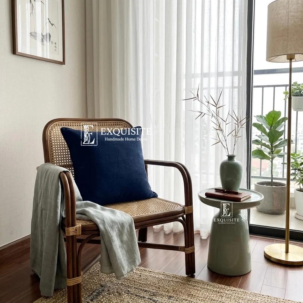 Gối linen trơn stardard size 45x45 ảnh thu nhỏ 15
