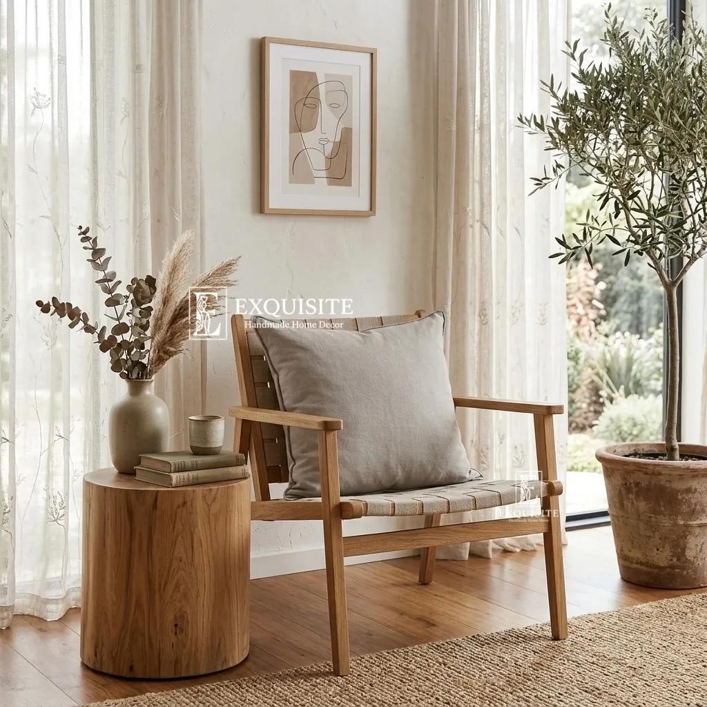 Gối linen trơn stardard size 45x45 ảnh thu nhỏ 6