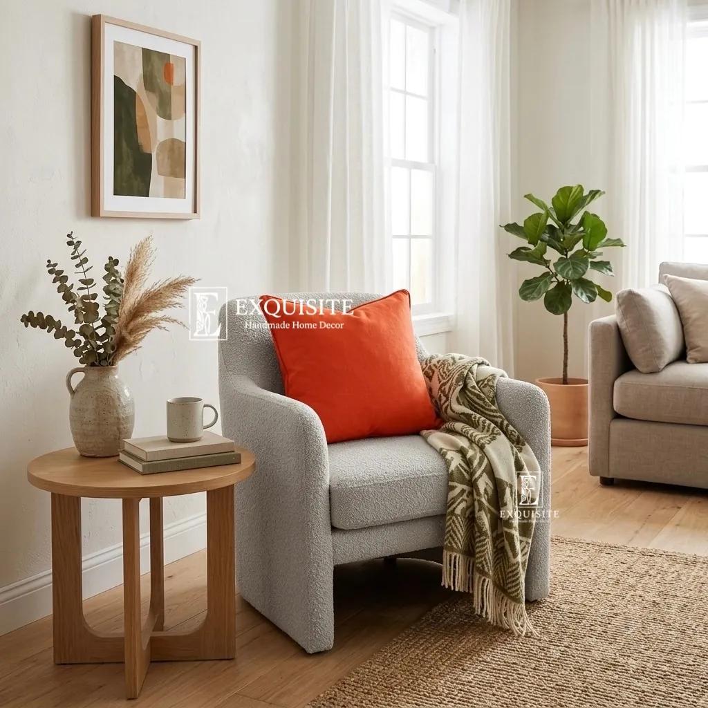 Gối linen trơn stardard size 45x45 ảnh thu nhỏ 2
