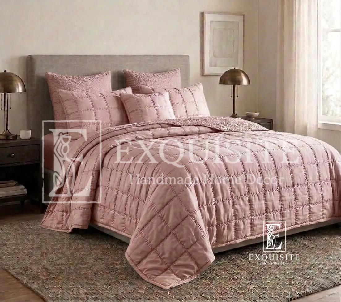 Gối ngủ tơ tằm trần bông khâu tay ảnh thu nhỏ 8