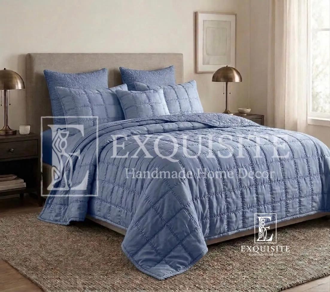 Gối ngủ tơ tằm trần bông khâu tay ảnh thu nhỏ 10