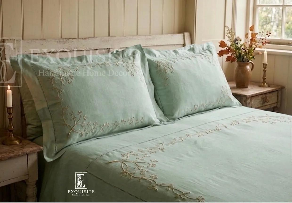 Gối ngủ rua khuyên cổ điển-Clasical handmade ảnh thu nhỏ 2