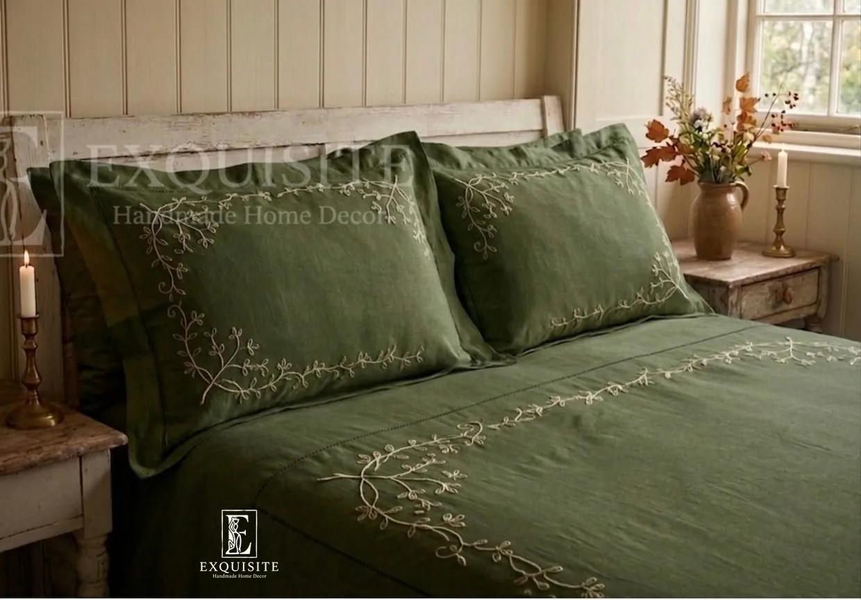 Gối ngủ rua khuyên cổ điển-Clasical handmade ảnh thu nhỏ 6