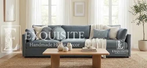 Combo 2 gối tròn nhung thêu tay và gối 30x40 nhung thêu tay-Vevet combo 2 round & 30x40 ảnh thu nhỏ 34