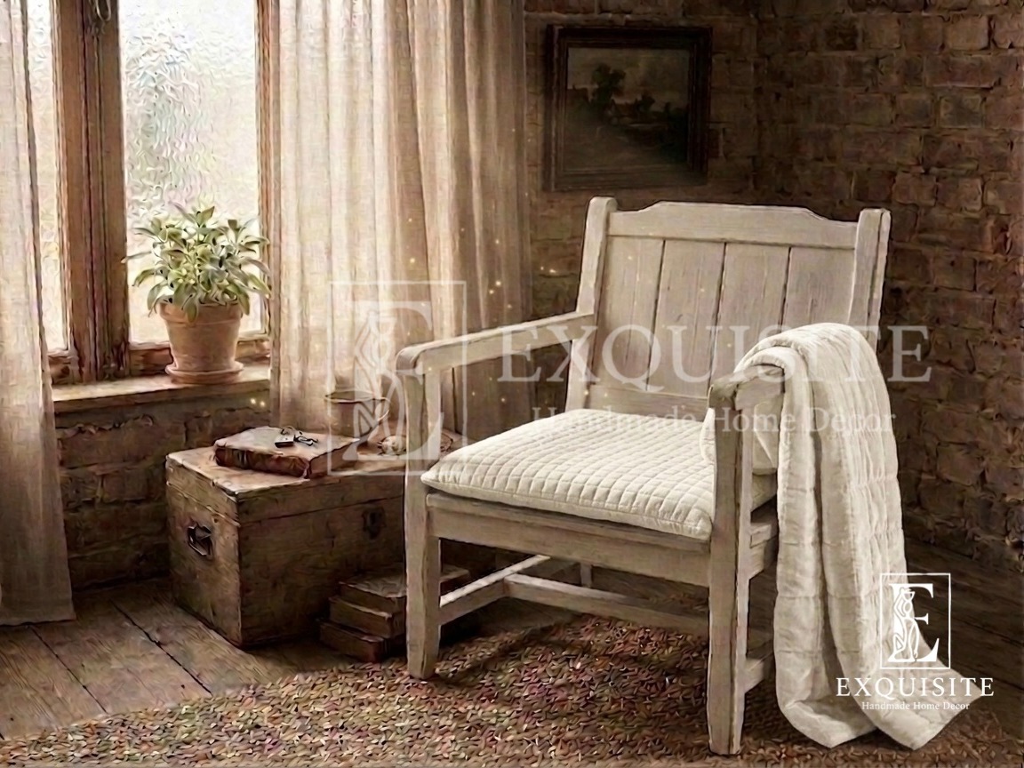 Sitting cushion with hand stitching - Đệm ngồi khâu tay — Exclusive Piece