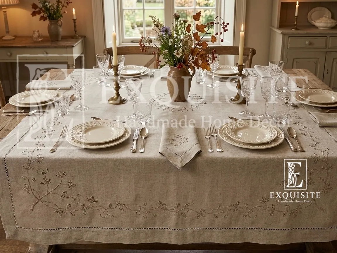 Ancient table cloth-Phủ bàn rua khuyên cổ đại