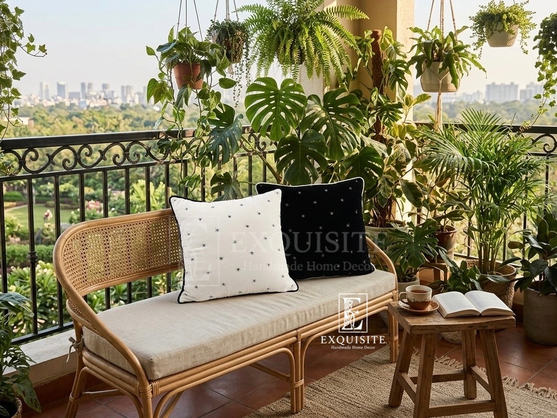 Velvet cushion with hand stitching - Gối nhung khâu tay — Exclusive Piece