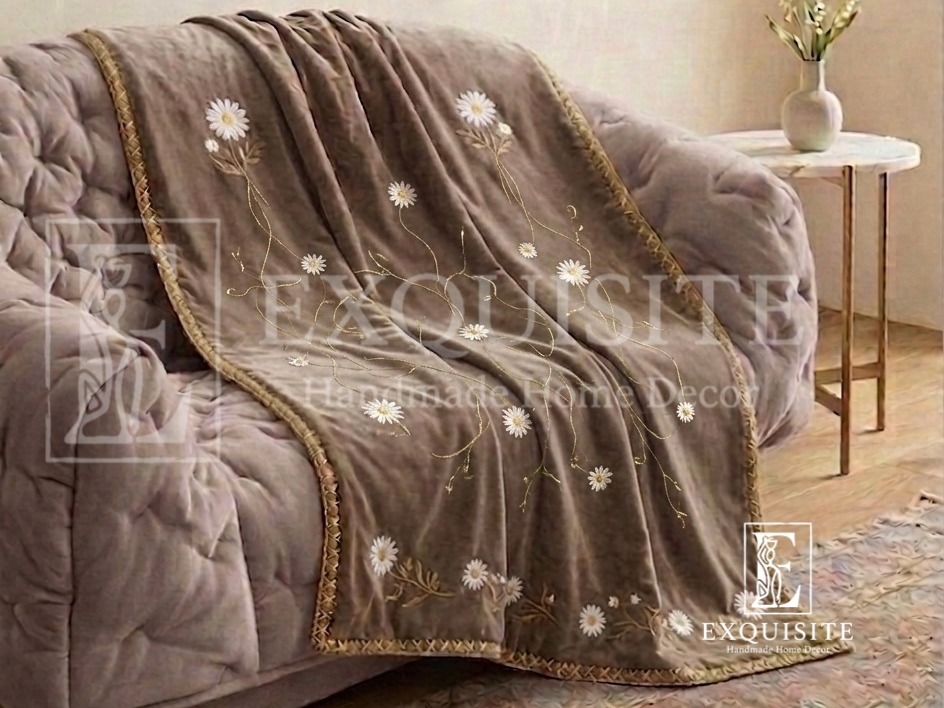 Velvet throw for sofa- Tấm phủ sofa